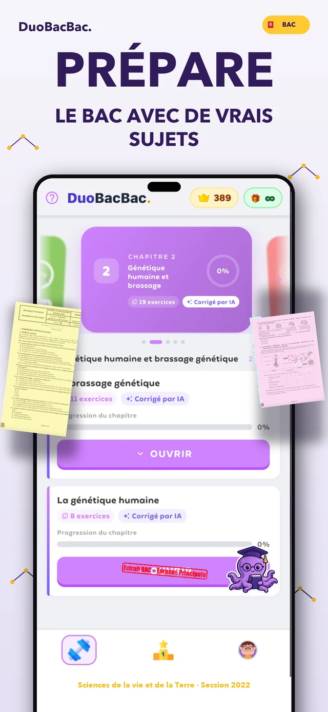 Campagne DuoBacBac consacrée aux exercices tirés d'épreuves du Bac